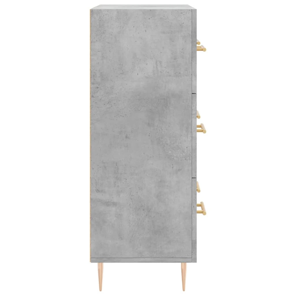 Buffet credenza cassettiera armadio mobile contenitore organizer per cucina soggiorno salotto 69,5 x 34 x 90 cm legno ingegnerizzato grigio 02_0032072