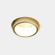 RHODIA faretto da Incasso  Cob 1 Luce ottone a LED  7W 3000K 614lm on/off d.10cm