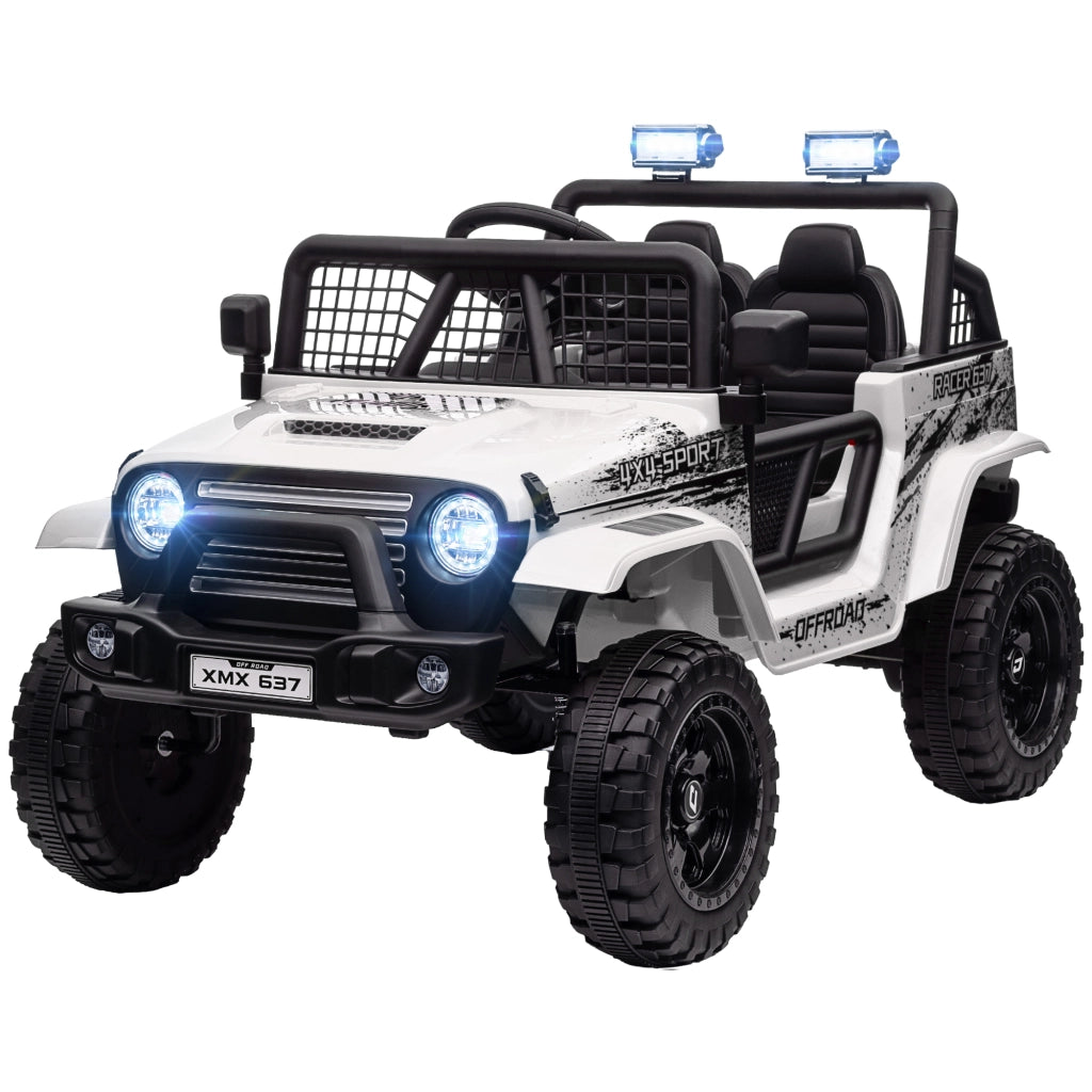 Auto elettrica per bambini ¨C zephmum ¨C Bianco