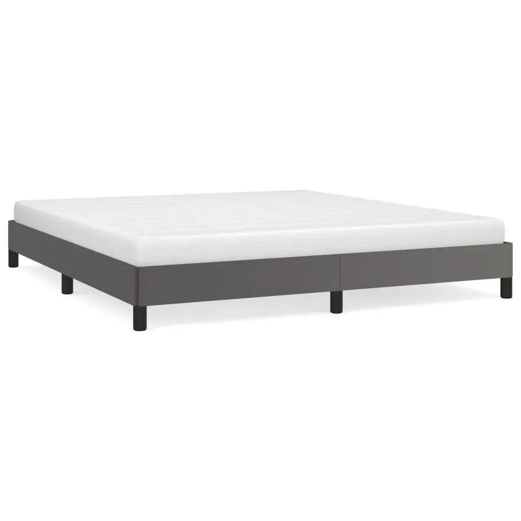 Giroletto-Struttura Letto Grigio 180x200 cm in Similpelle 389940