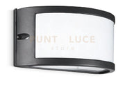 GES141- APPLIQUE GRIGIO ANTRACITE 1 LUCE ATTACCO E27 IP54 IN ALLUMINIO