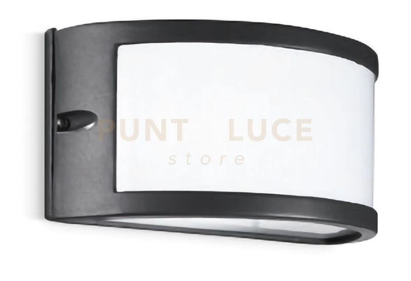 GES141- APPLIQUE GRIGIO ANTRACITE 1 LUCE ATTACCO E27 IP54 IN ALLUMINIO