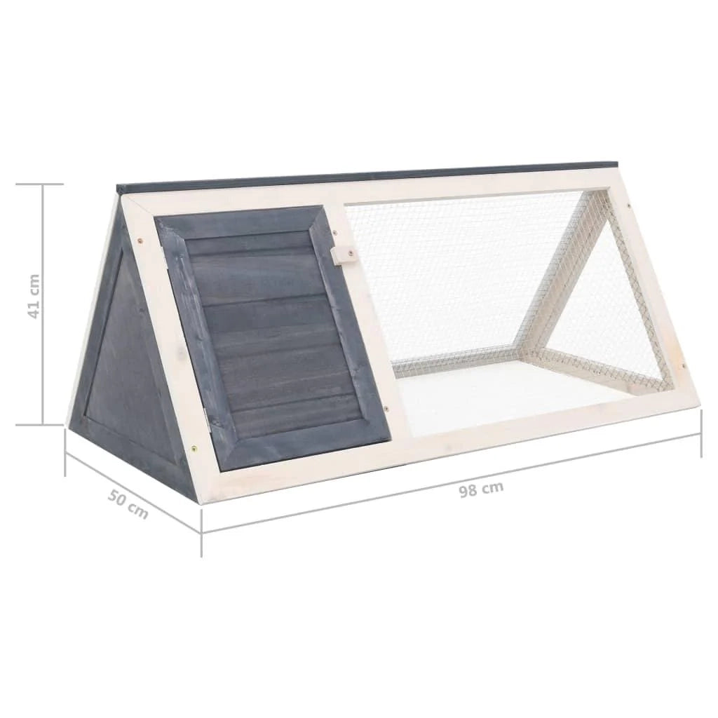 Conigliera 98 x 50 x 41 cm legno grigio 02_0000600