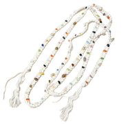 Nuova collana lunga colorata con catena da vita