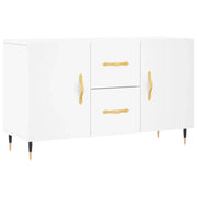 Credenza | Madia | Buffet da pranzo | Armadio da pranzo Bianca 100x36x60 cm in Legno Multistrato