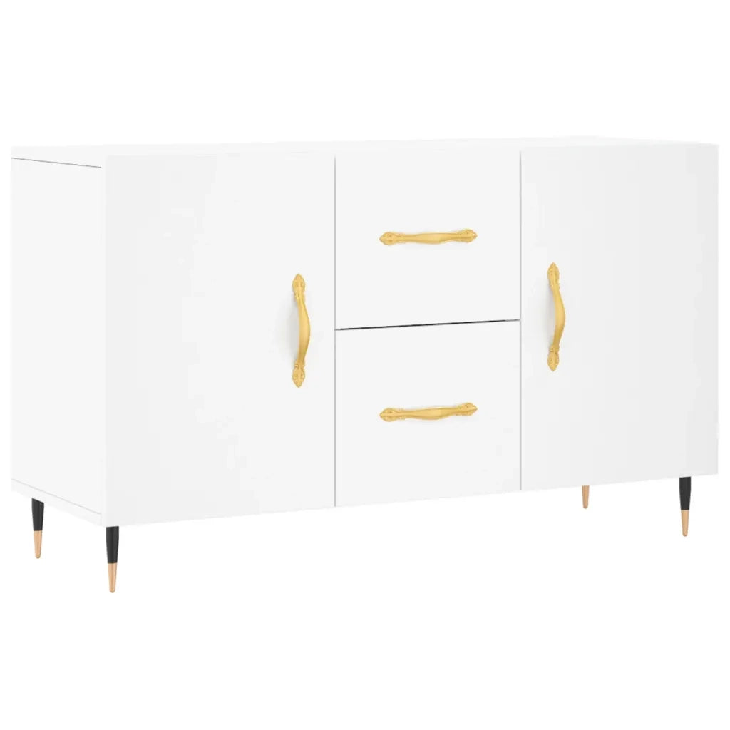 Credenza | Madia | Buffet da pranzo | Armadio da pranzo Bianca 100x36x60 cm in Legno Multistrato