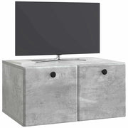 Mobile TV da Muro | Armadietto TV | Mobile Porta TV 59,5 x 41 x 30 cm Grigio Cemento