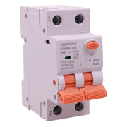 A2ZWORLD AFDD RCBO Interruttore Antincendio, Magnetotermico Differenziale con Rilevamento di Arco Elettrico, Tipo A Curva B, 1P+N 2M 6000A 30mA, AC 220V Doppia Leva GYR9NE-ARC (B40A)