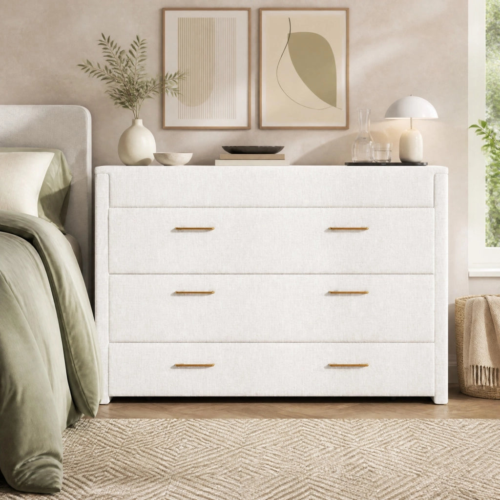 Letto a scomparsa mobile 140x200 cm beige con USB