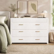 Letto a scomparsa mobile 140x200 cm beige con USB