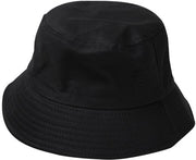 Cappello da pesca pieghevole unisex - nero - per campeggiare e passeggiare - 56-58 cm