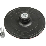Topex 61h740 disco in gomma con n velcro, 125 mm x m14 + gamb ds
