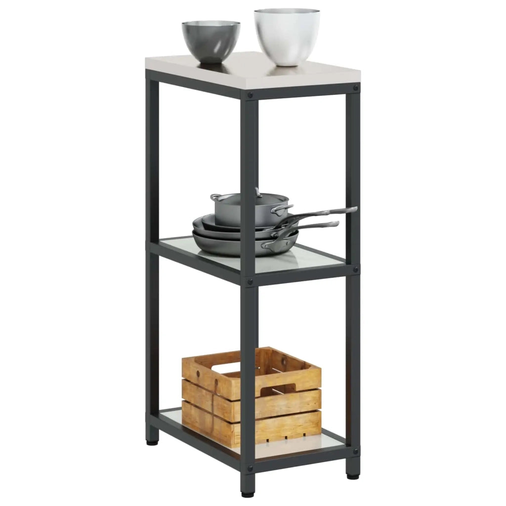 Stoccaggio in cucina Argento 30 x 50 x 92 cm Acciaio 874980