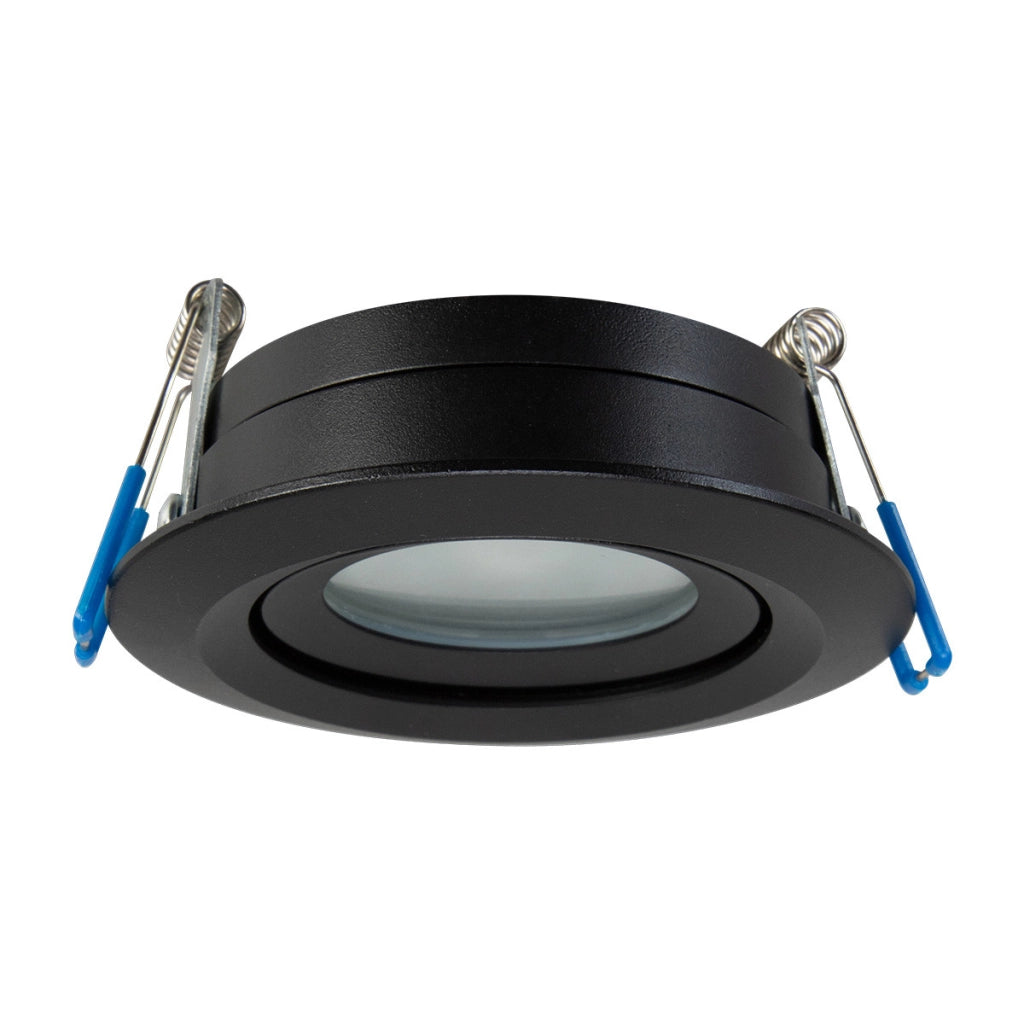 Faretto incasso Lagos orientabile GU10 nero IP65 LP