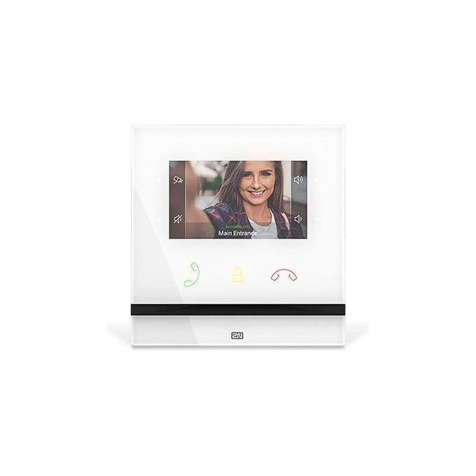 2N Indoor Compact sistema per video-citofono 10,9 cm (4.3) Bianco
