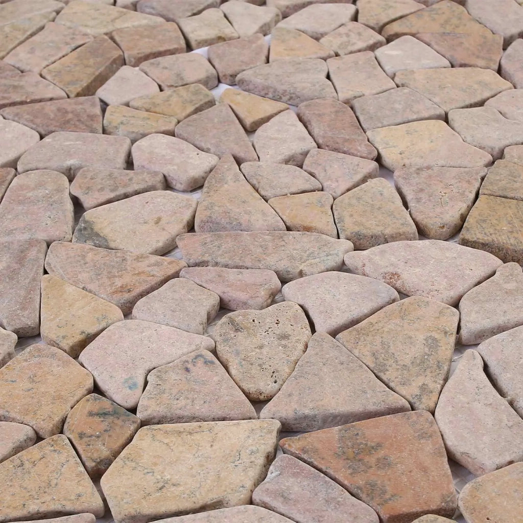 Piastrelle Mosaico Rosso 30 x 30 cm Marmo 42033529