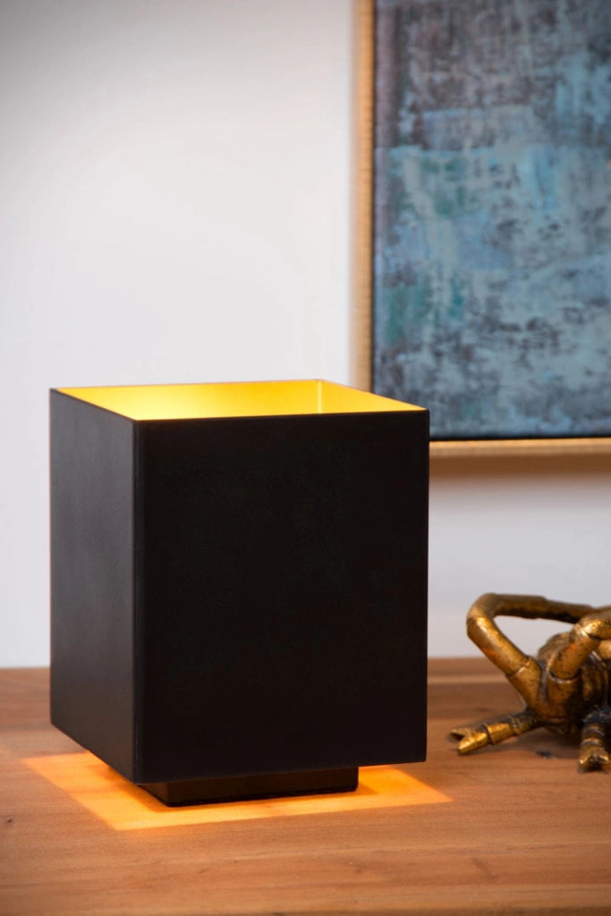 Lampada da tavolo Lucide Suzy E14 40W nera 45589/01/30