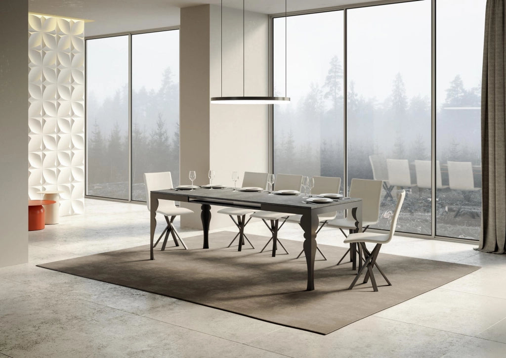 Tavolo Allungabile 160-420x90x77 cm Paxon Evolution Cemento