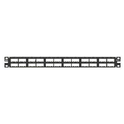 Pann.1u per 48 rj45 minicom nero - CPP48HDEWBL
