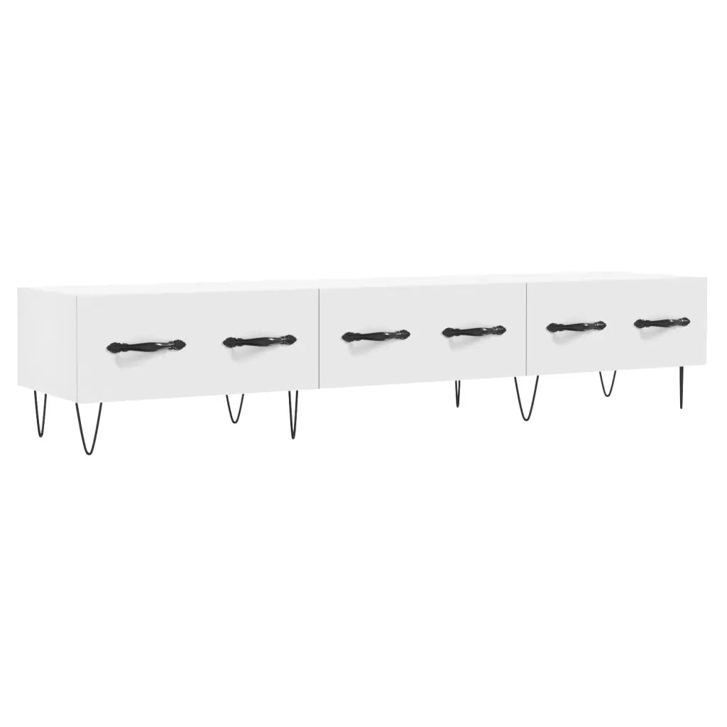 Mobile TV | Armadietto TV | Mobile Porta TV Bianco 150x36x30 cm in Legno Multistrato