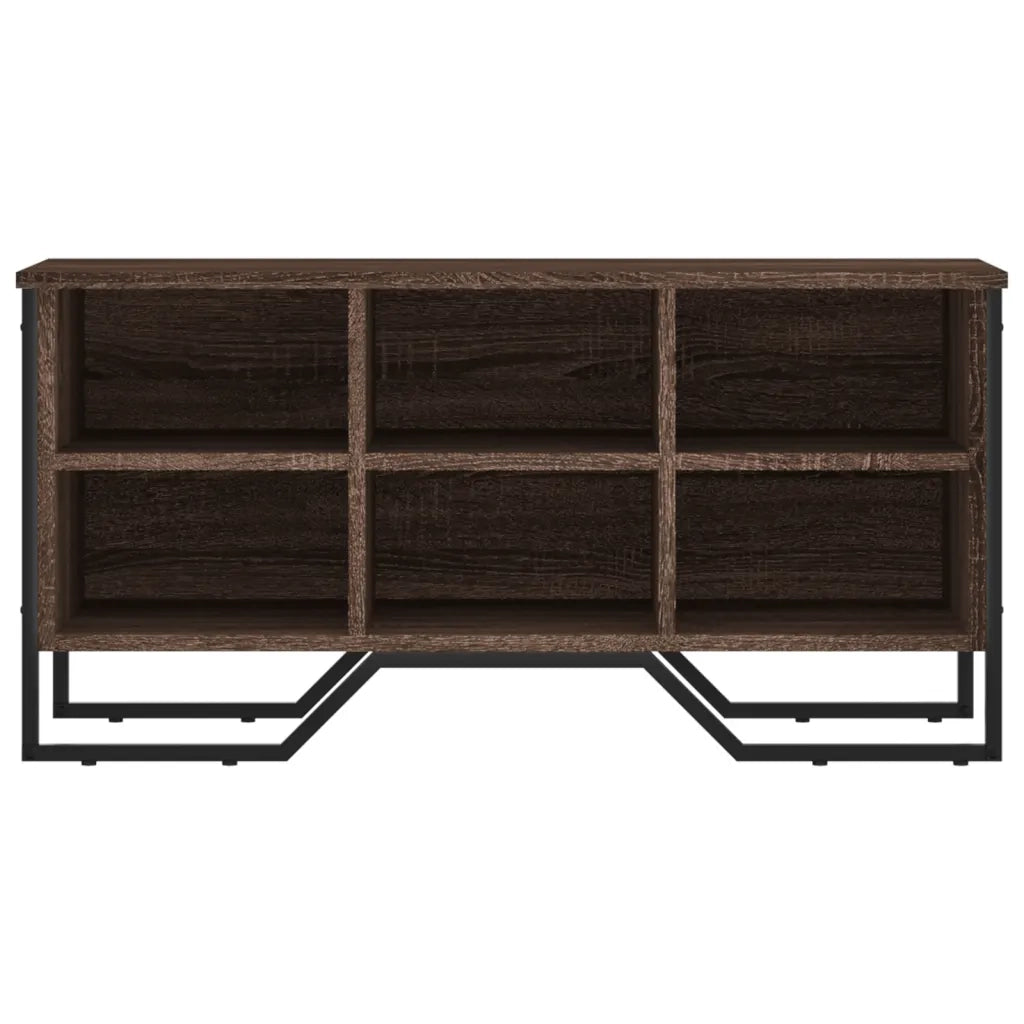 Scarpiera Rovere Marrone 90x38x45,5 cm in Truciolato 848643