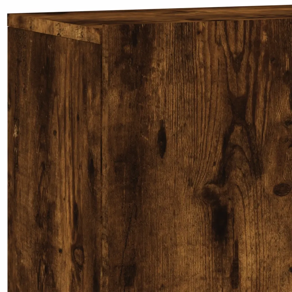 Mobile TV a Parete Rovere Fumo 100x30x41 cm 836970