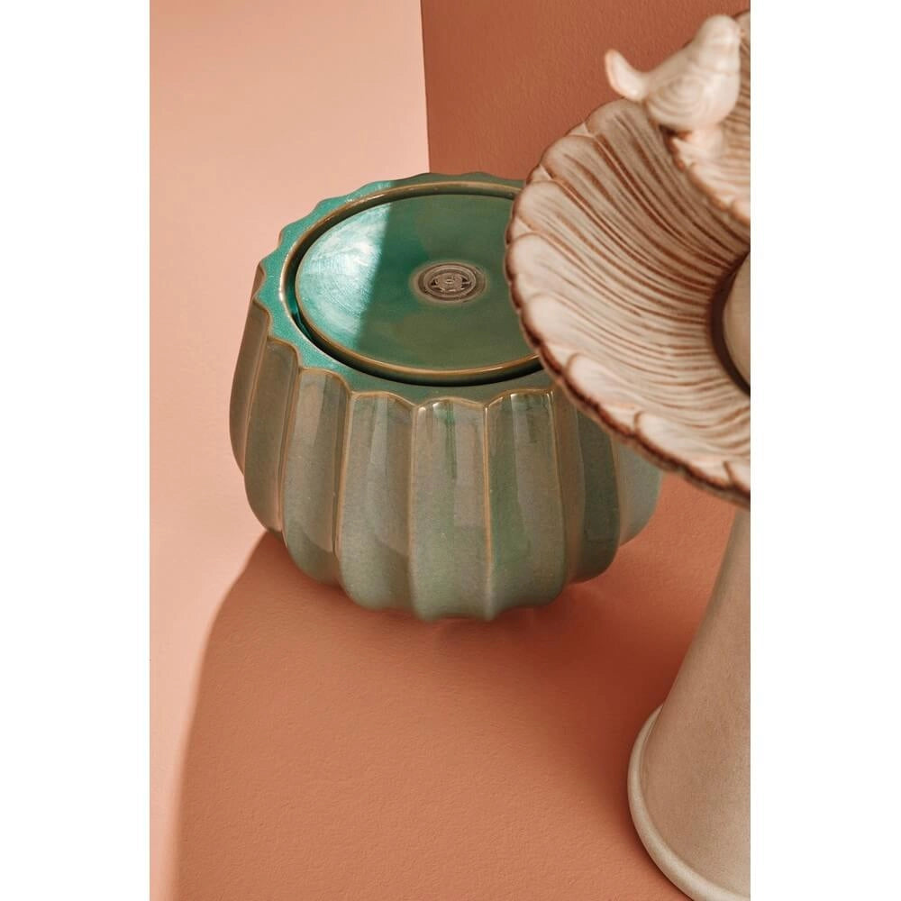 Fontana da Interno in Ceramica con Luce LED Costolata - ILY