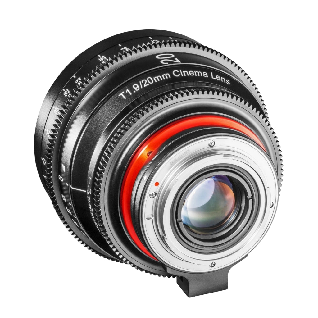 XEEN Cinema 20mm T1.9 PL obiettivo full frame MF Cine Video per alte risoluzioni con pignoni follow focus