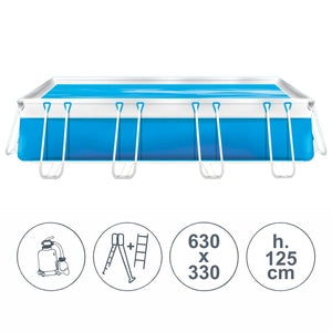 Piscina fuoriterra tubolari LAGUNA BASIC SENIOR 6,3x3,3 m - h.125 cm