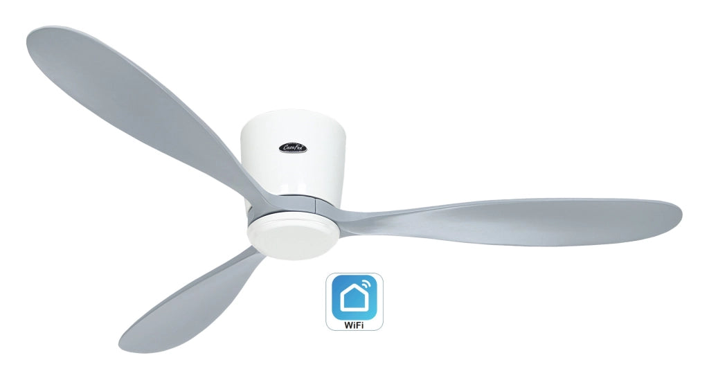 ECO PLANO WOOD 132, Ventilatore WiFi senza Luce, CasaFan