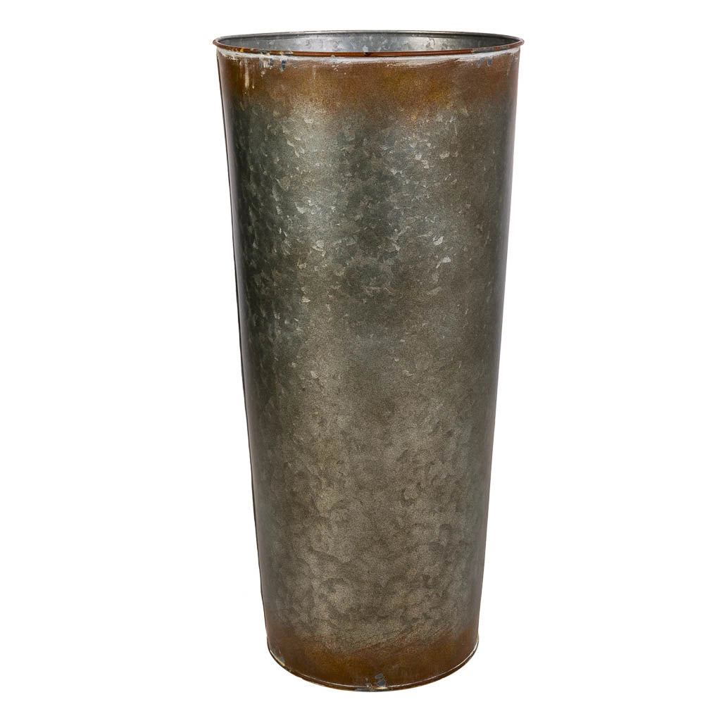 Vaso in metallo dorato d23,5x50h b:18