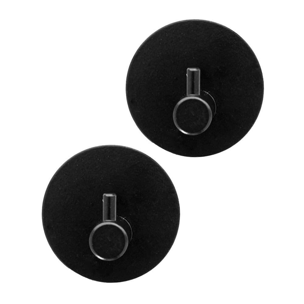 Appendini portasciugamani in acciaio nero opaco Metal