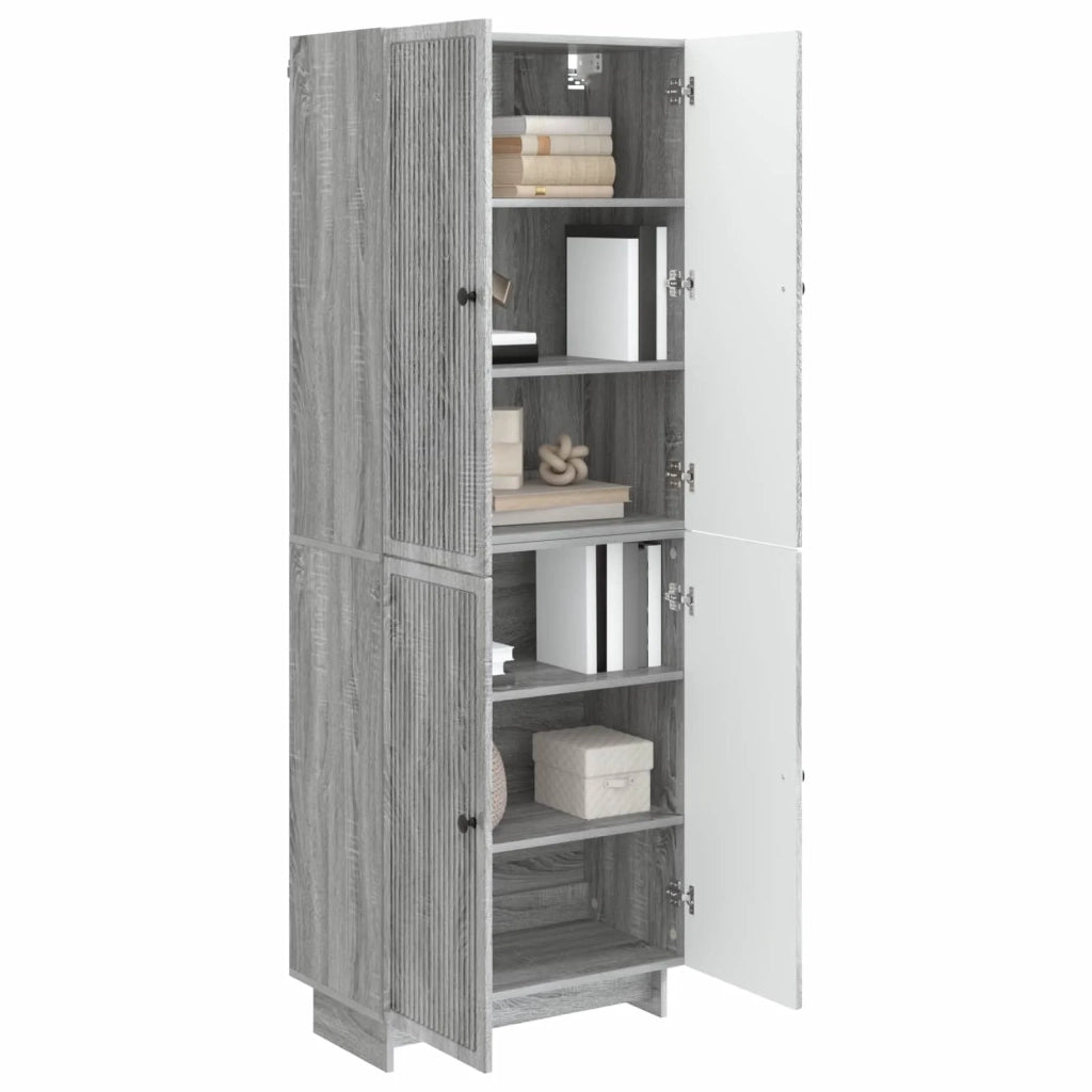 Set di armadi 2 pz Sonoma grigio Legno ingegnerizzato 3416364