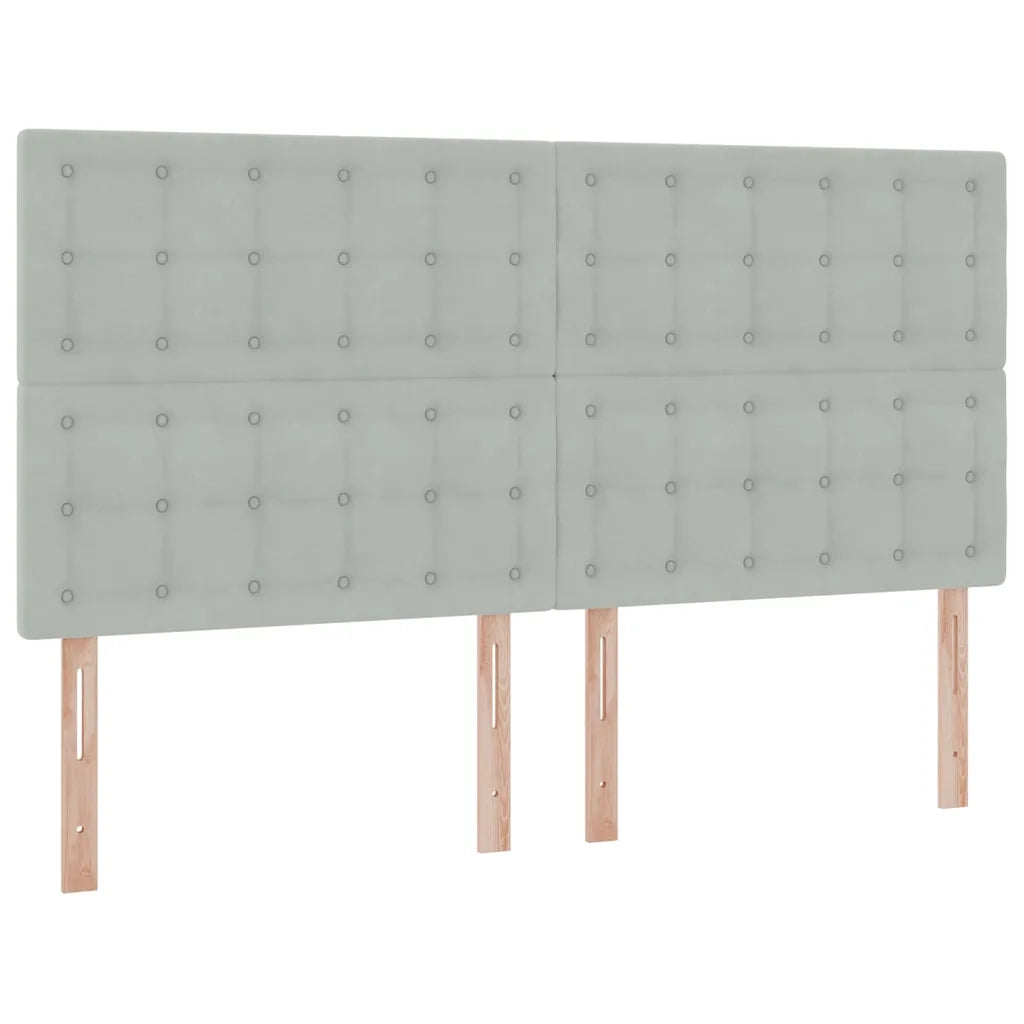 Letto con contenitore e materasso Grigio chiaro 180 x 200 cm 3372165