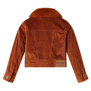 Giacca per Bambini in Velluto a Coste Cognac 116 CFW9962262