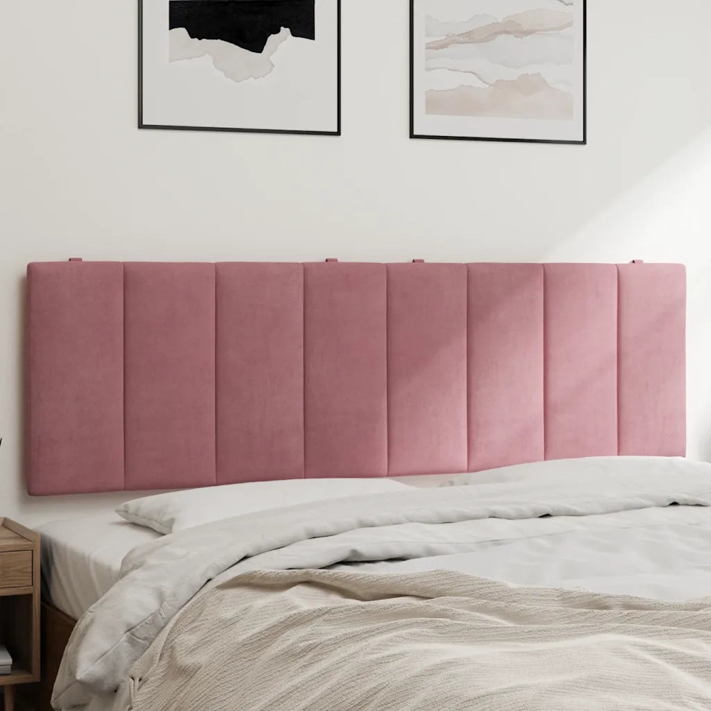Cuscino Testiera Hanko Rosa 160 cm in Velluto CFW9706525