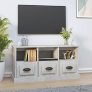 Mobile per TV Grigio Cemento 100x35x50 cm in Legno Multistrato 816292