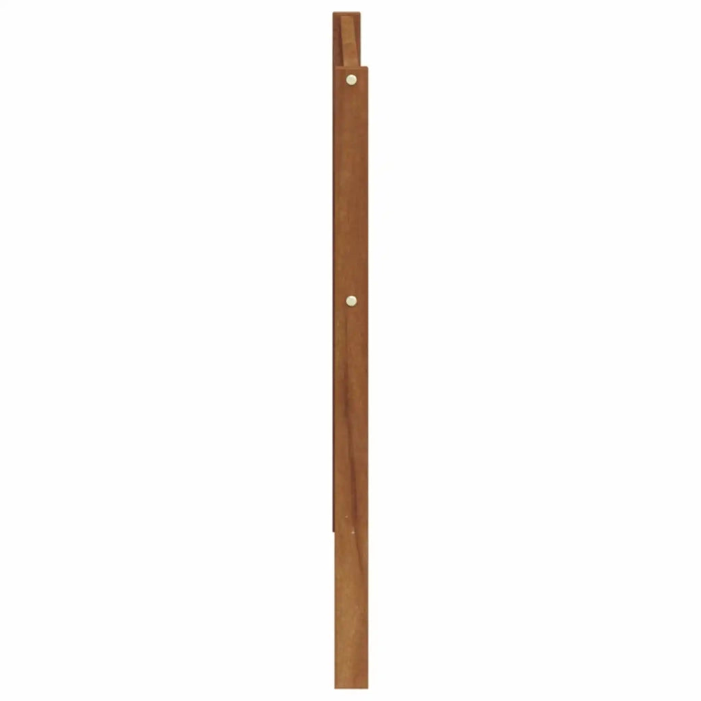 Bracciolo 2 pz Naturale 79 x 4 x 73 cm Legno di Acacia Massello 900585