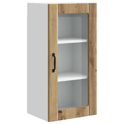 Pensile da cucina | Mobile in vetro da parete PORTO Rovere artigianale