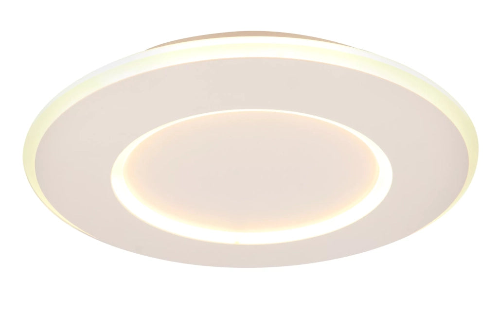Plafoniera LED rotonda 39,6cm 24W bianca Lucide Axelle