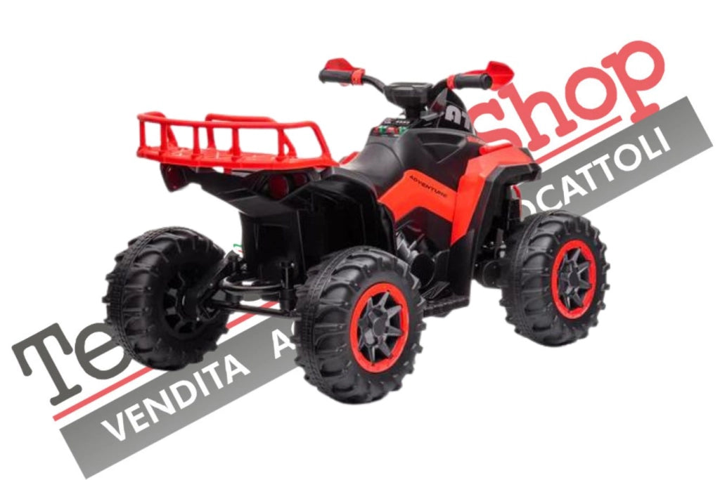 Tecnobike Shop Quad Elettrico per Bambini ATV  1.0 12V  con Radiocomando colore Rosso