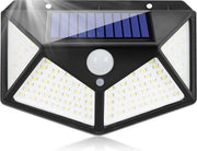 Lampada Esterna con Sensore di Movimento e Energia Solare | Illuminazione a LED per Giardino, Terrazza e Garage | IP65 Resistenente all'Acqua