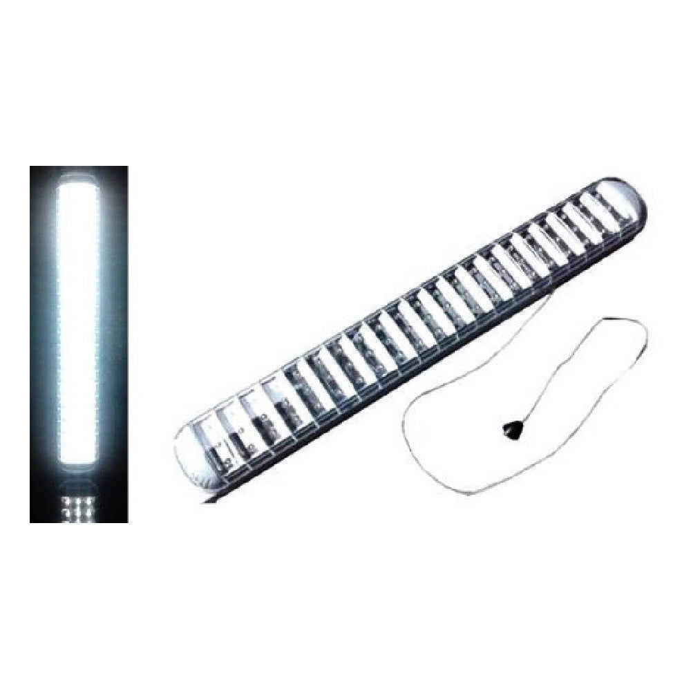 Trade Shop - Lampada Di Emergenza Ricaricabile Portatile 63 Led Emergenza Torcia Luce -