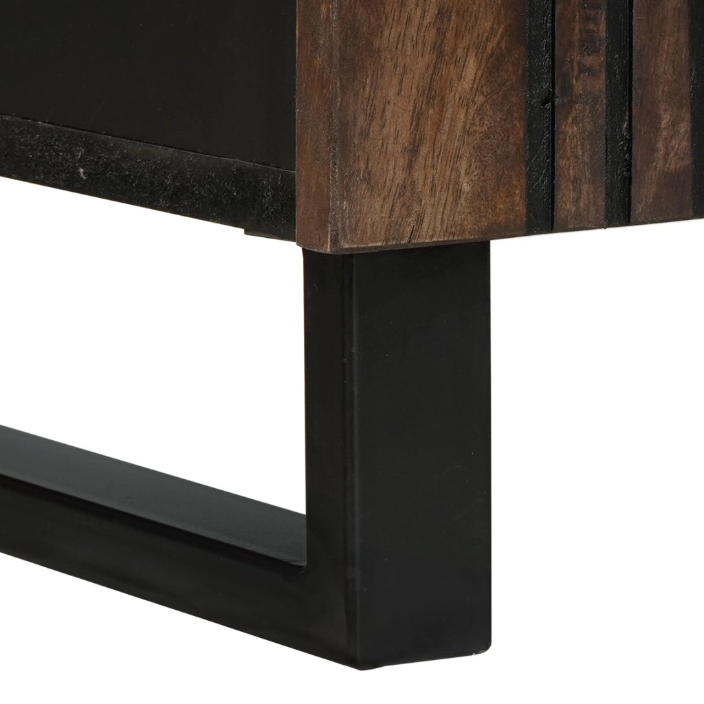 Credenza 60x33.5x75 cm in legno massello di mango