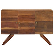 Credenza | Madia | Buffet da pranzo | Armadio da pranzo in Legno Massello di Recupero 110x30x75 cm Marrone