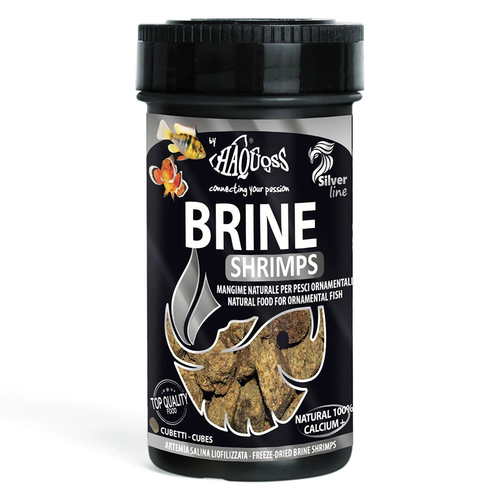 Haquoss Brine Shrimps - artemia liofilizzata in cubetti Formato: 250 ml