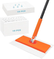 Asciugamano Automatico Portatile con Testa Girevole 360° - Kit 2 in 1 con Pannelli Asciutto e Umido