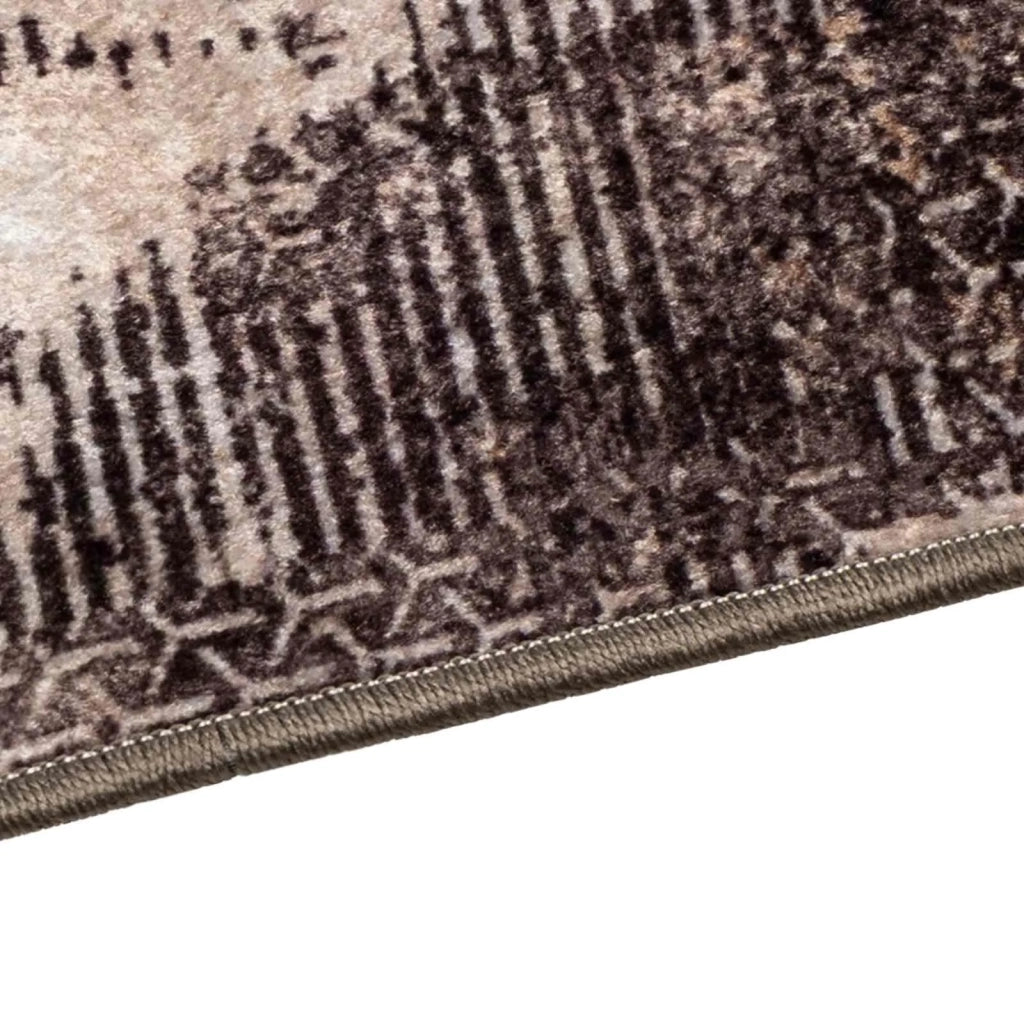 Runner Tappeto MARSA Nero 80 x 200 cm Poliestere e PVC