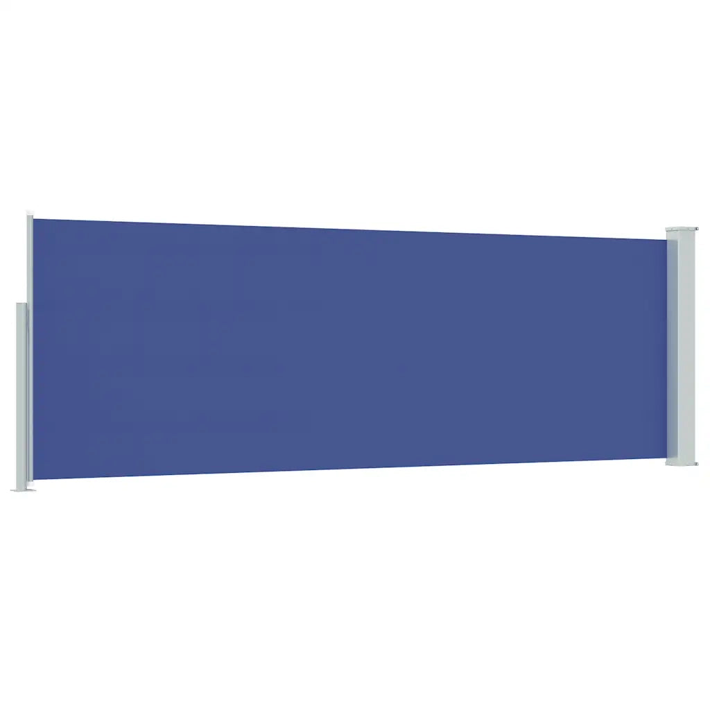 Tenda da Sole | Tenda laterale Retrattile per Patio 100x300 cm Blu