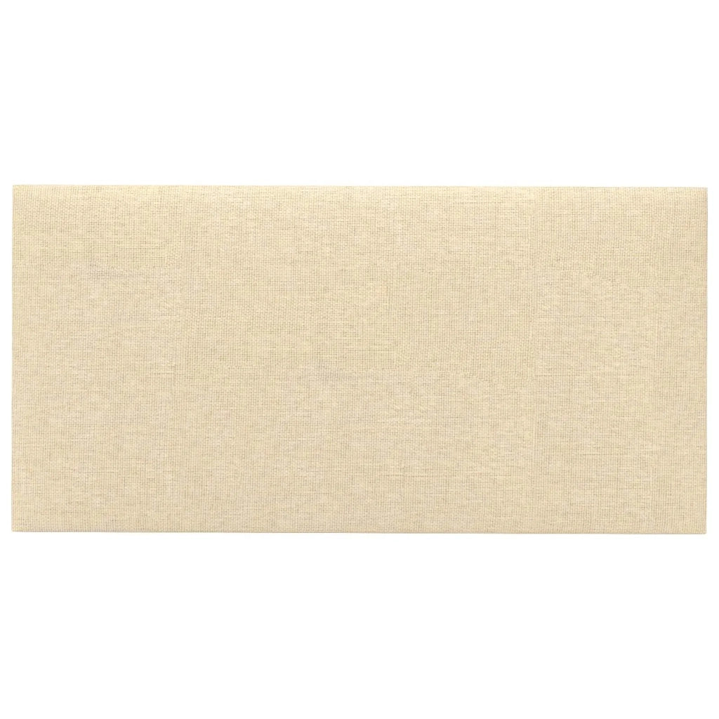 Testiera | Testata da Parete 12 pcs Crema 60 x 30 cm Tessuto